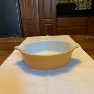Vintage Pyrex Daisy Golden Orange Casserole Bowl - 471 - 1 Pt.